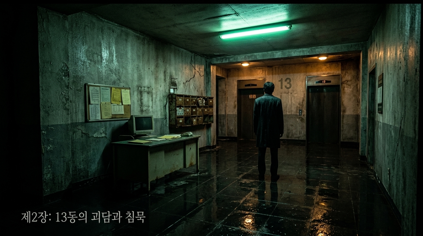 제2장: 13동의 괴담과 침묵 삽화
